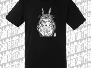 T-shirt noir Totoro